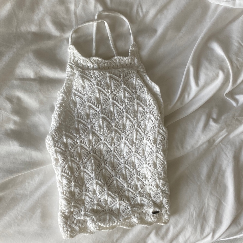 Hollister crochet top